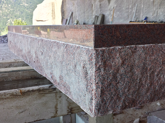 Close up in quarry