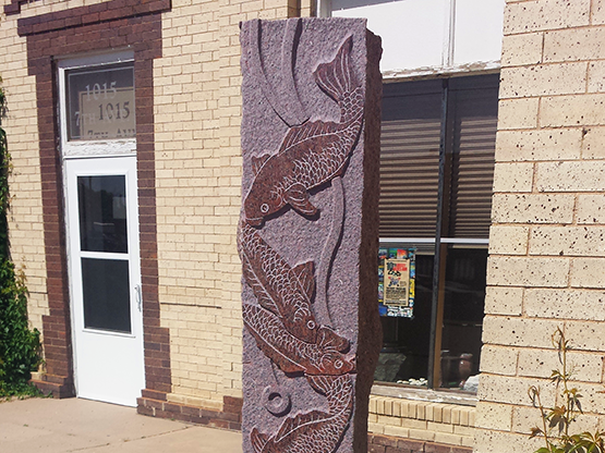 Gorgeous Fish Monument
